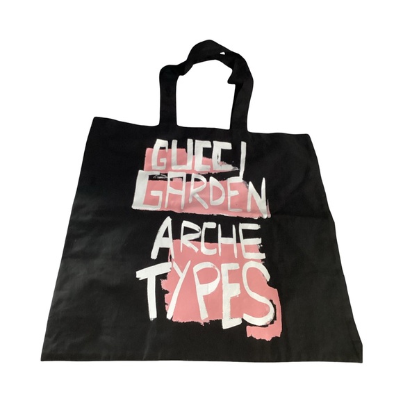 GUCCI Garden Arche Types, Rare Black Firenze Italy Limited Edition Tote Bag - Picture 1 of 6